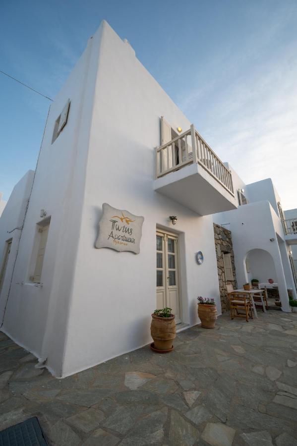 Twins-Trisa Apartments Ornos  Exterior photo
